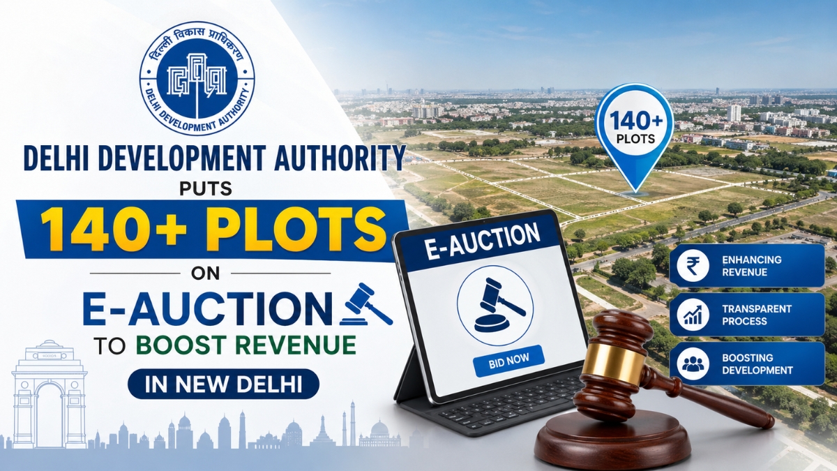 Delhi Development Authority Puts 140+ Plots on E-Auction to Boost Revenue in New Delhi